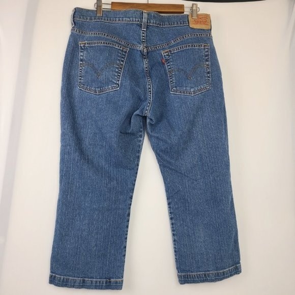 Levi's Womens Nouveau Stretch Capri Jeans Size 14 Mis - Picture 5 of 14